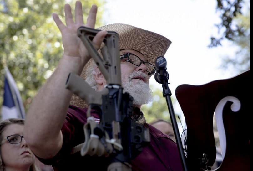 GOA Holds Press Conference on Capitol Grounds in Austin GOA