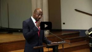 Raphael Warnock preaching