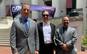 GOA's Erich Pratt and Luis Valdes with FL. Rep. Sabatini