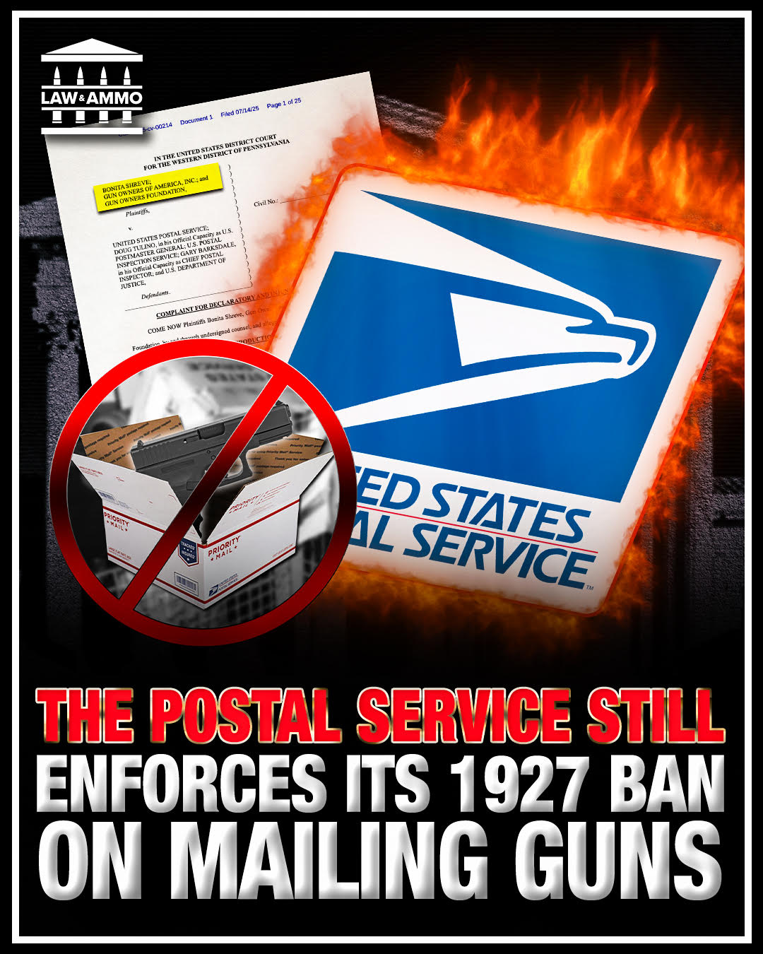 Don’t let the USPS trample on the 2A!