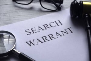 Search warrant application