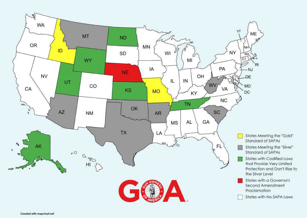 Second Amendment Sanctuary states